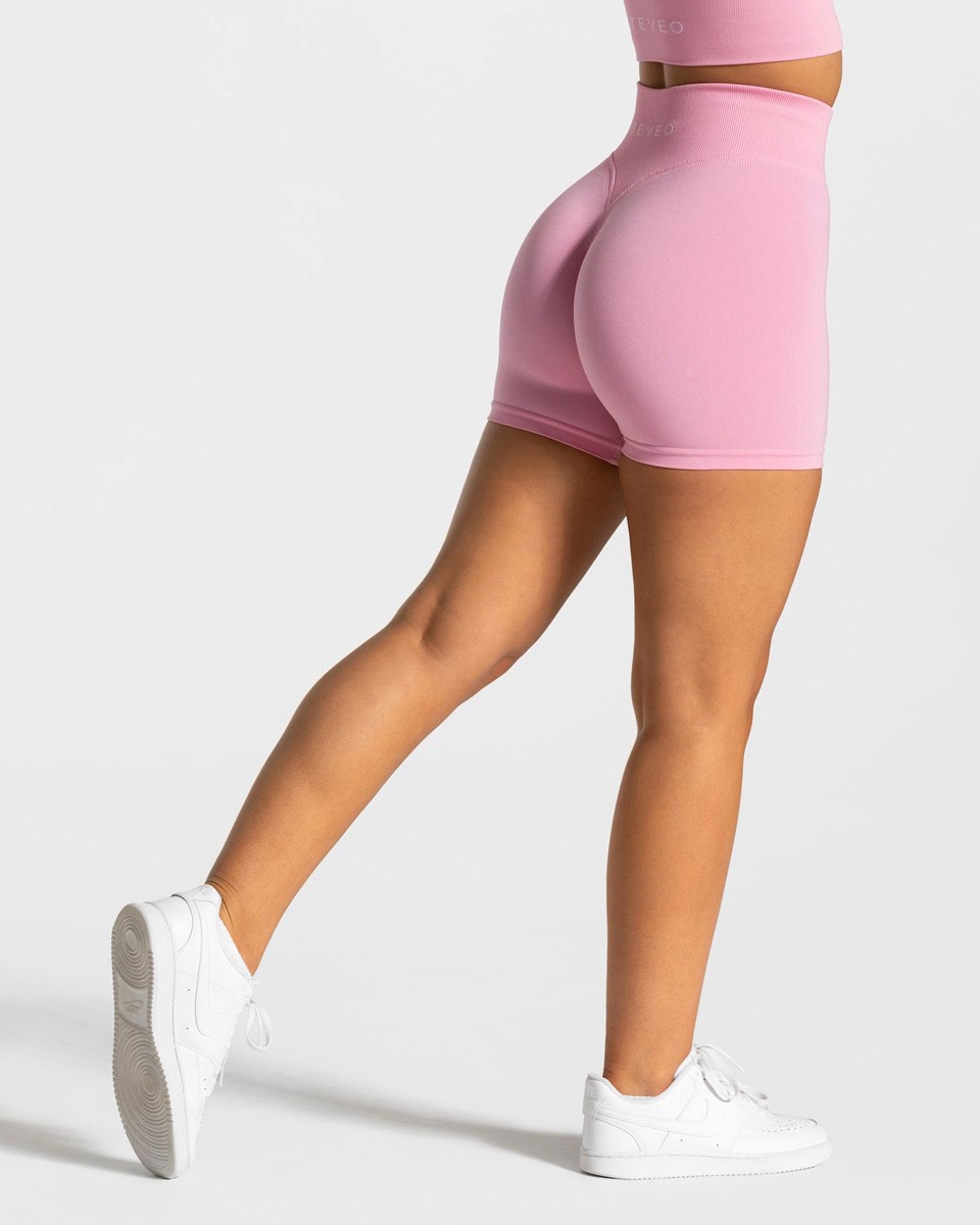 TEVEO Statement Scrunch Shorts Rosa | 489071LWE