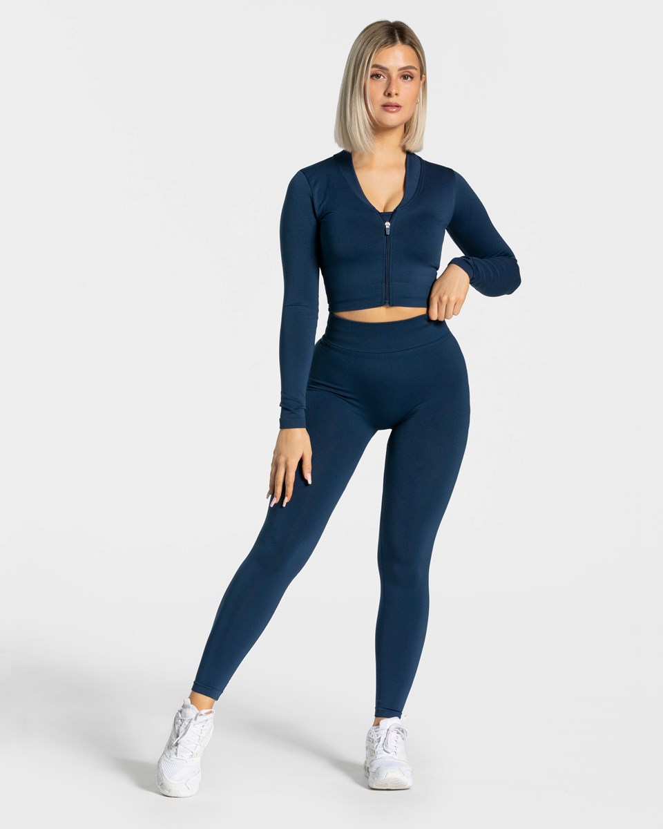TEVEO Statement Zip Jackets Dunkelblau | 261847PAC