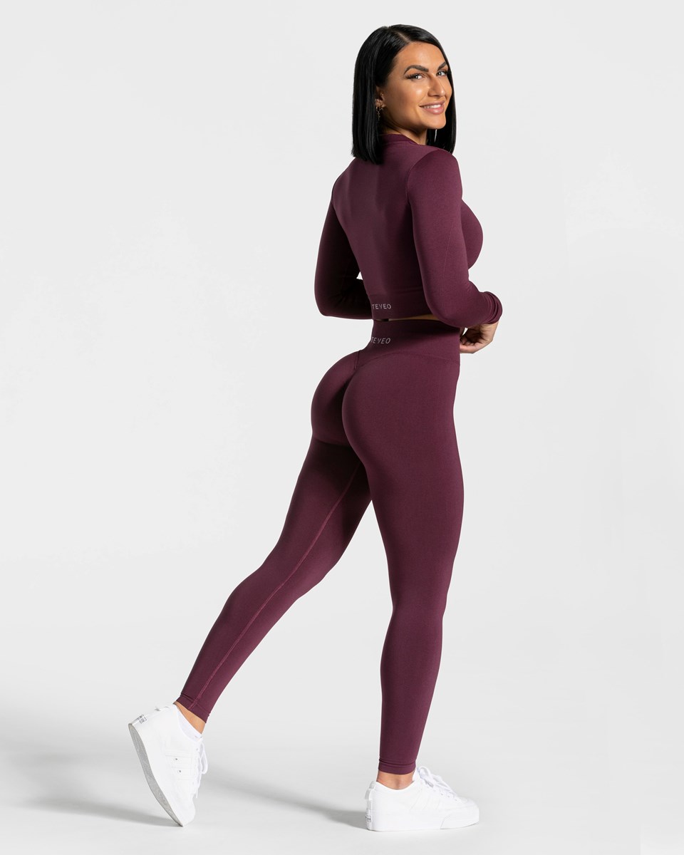 TEVEO Statement Zip Jackets Pflaume | 203914DOA