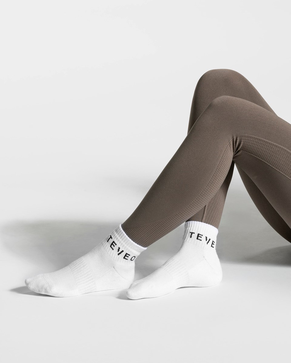 TEVEO TEVEO Ankle Socken (2er) Weiß | 032596TMO