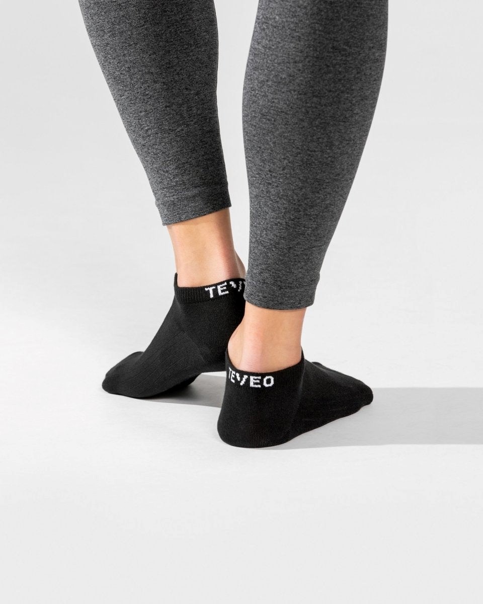 TEVEO TEVEO Sneaker Socken (2er) Schwarz | 294638CMD