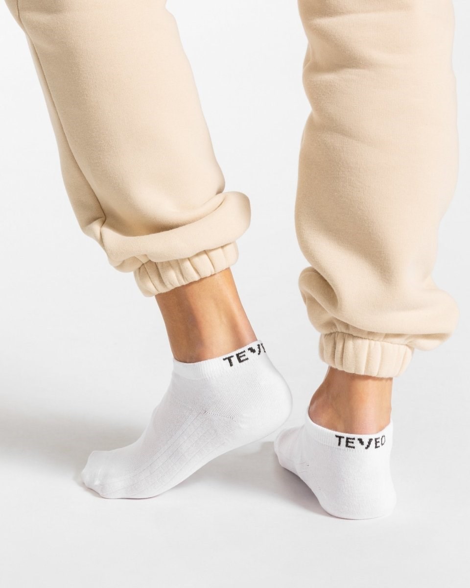 TEVEO TEVEO Sneaker Socken (2er) Weiß | 714039QJH