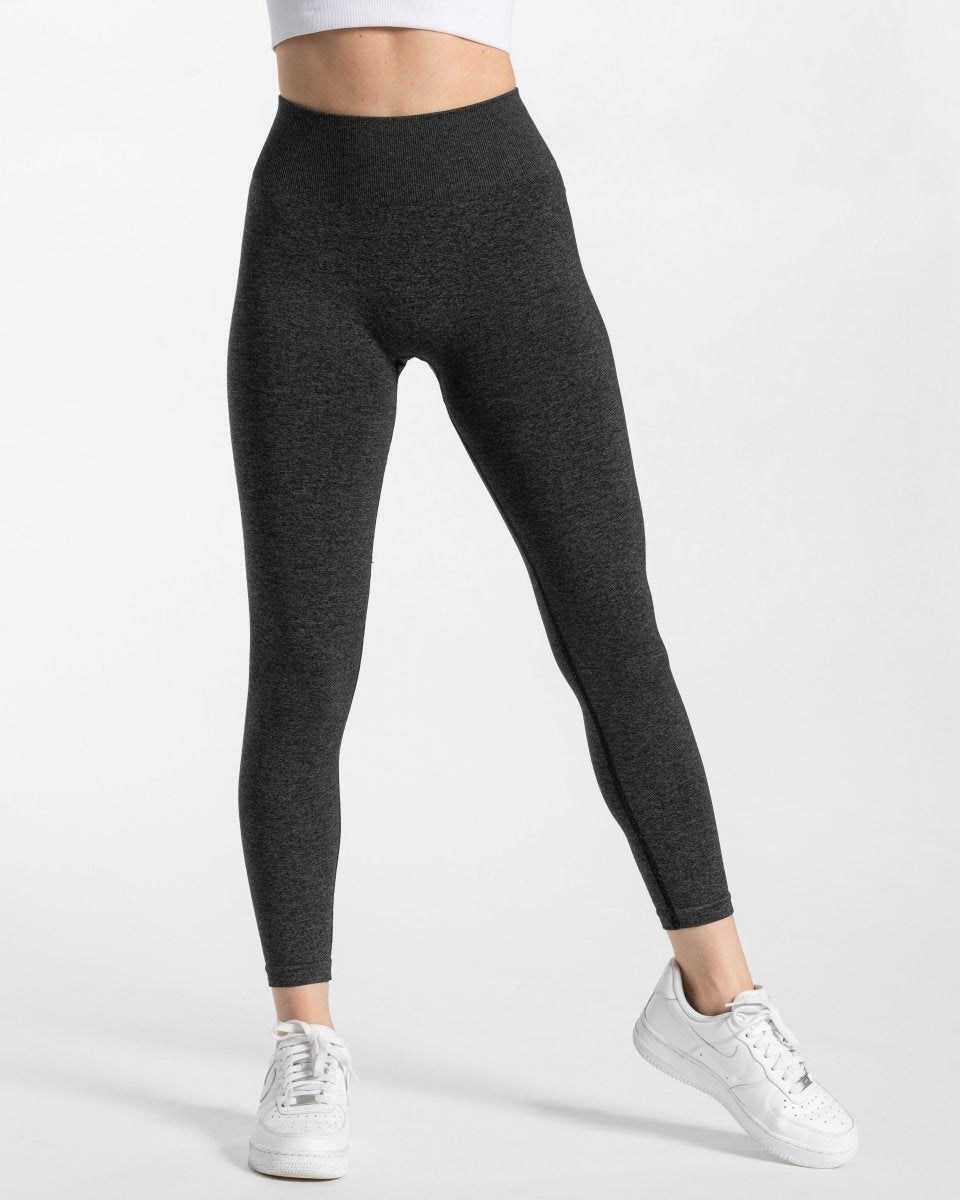 TEVEO Timeless Scrunch Leggings Dunkelgrau | 361478BEX