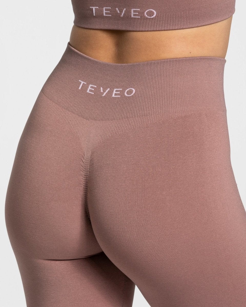 TEVEO Timeless Scrunch Leggings Rosa | 521376FAN