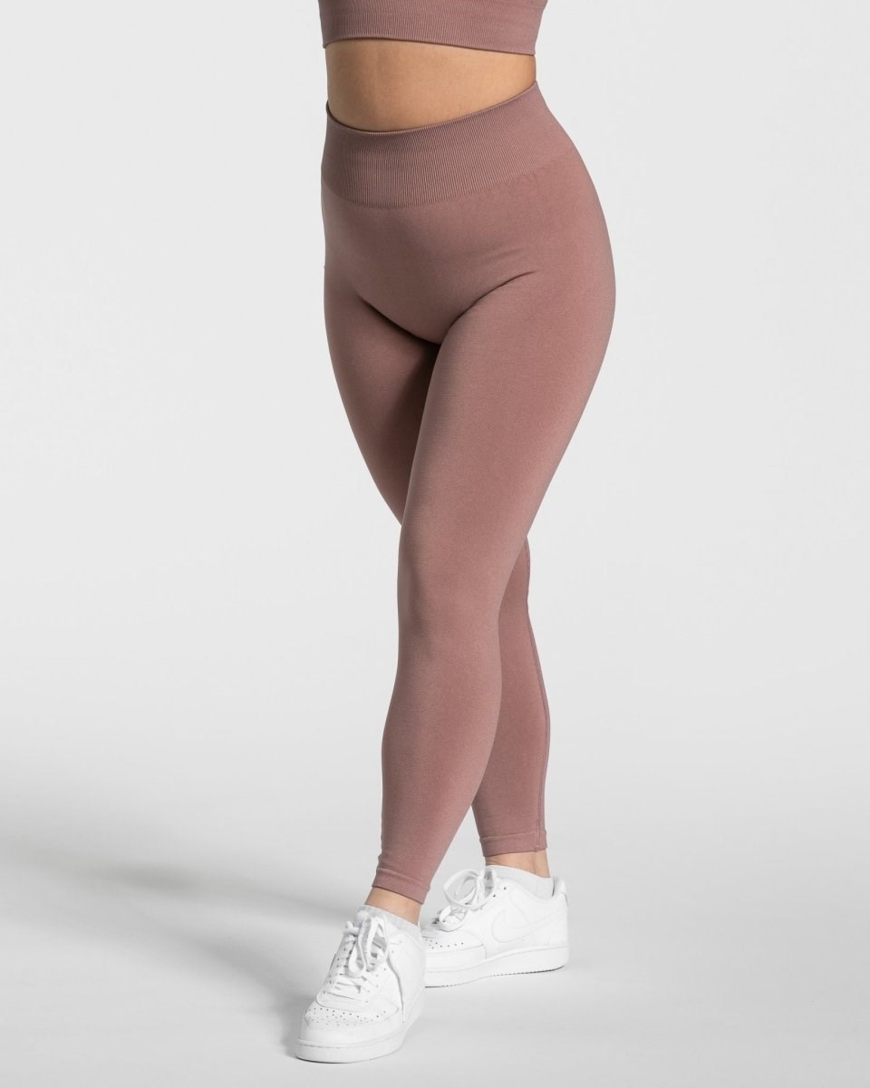 TEVEO Timeless Scrunch Leggings Rosa | 521376FAN