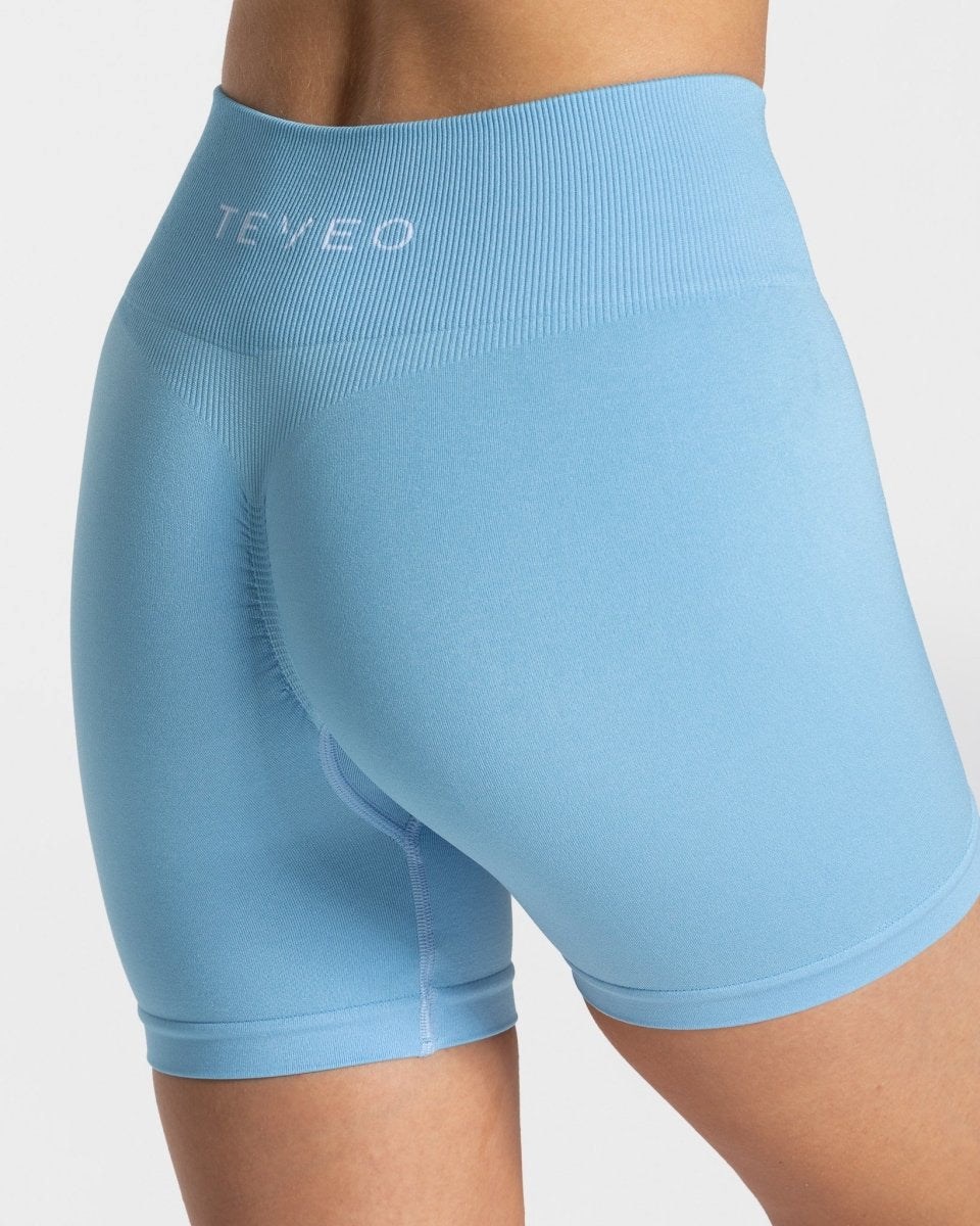 TEVEO Timeless Scrunch Shorts Blau | 613405GAC