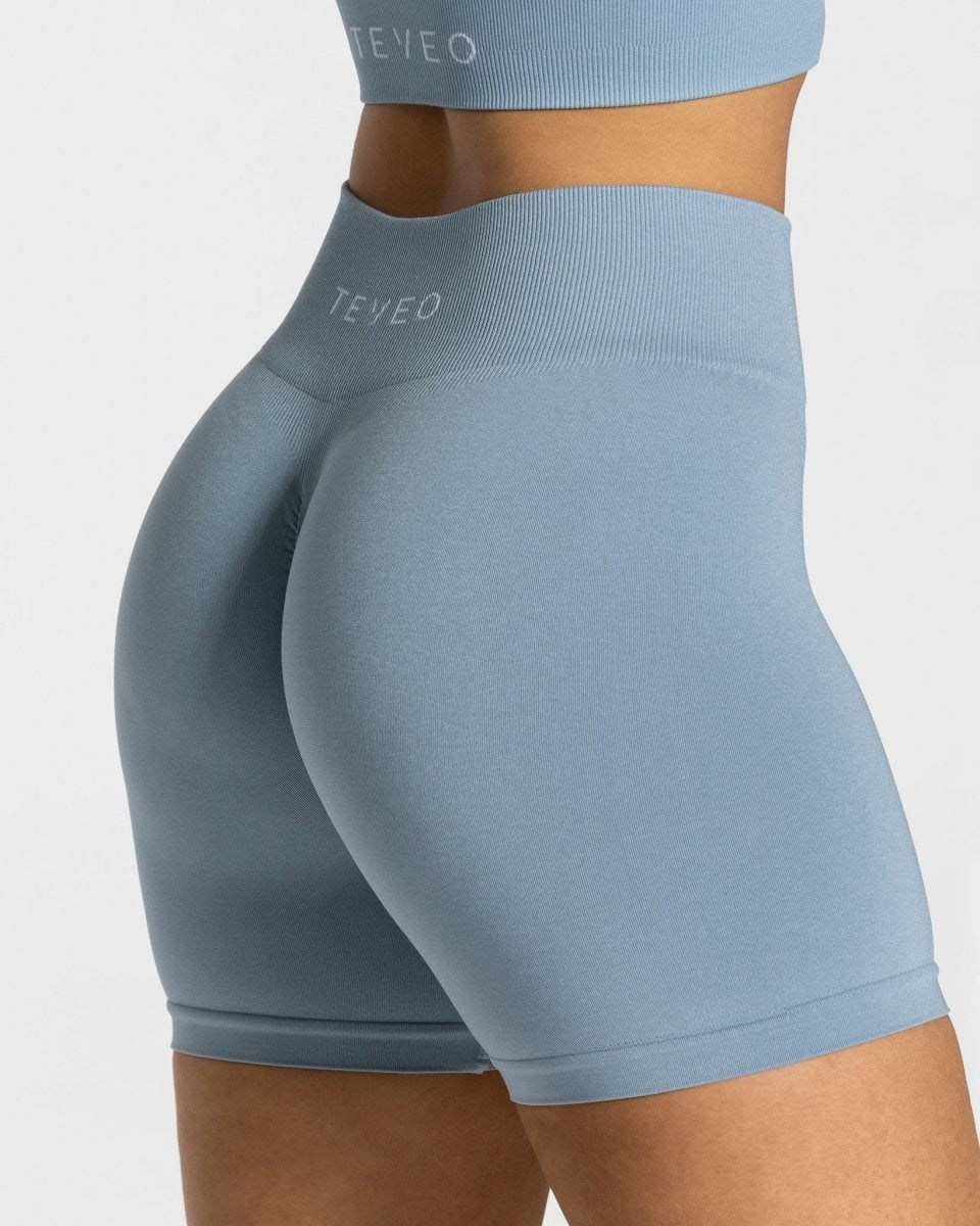 TEVEO Timeless Scrunch Shorts Blau | 861942WGR