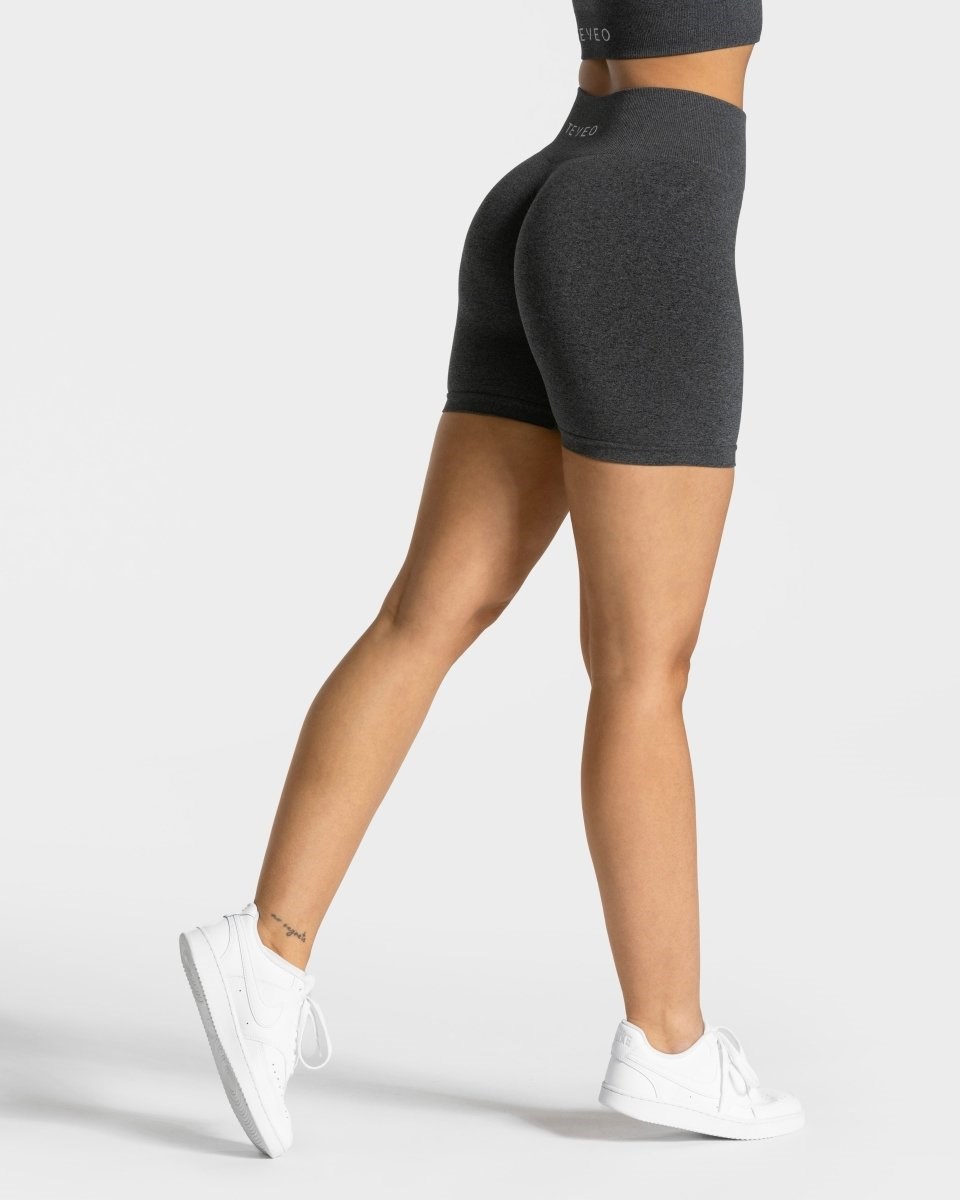 TEVEO Timeless Scrunch Shorts Dunkelgrau | 782694LMQ