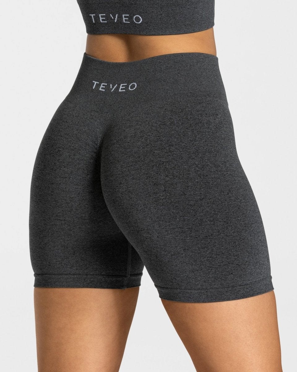TEVEO Timeless Scrunch Shorts Dunkelgrau | 782694LMQ