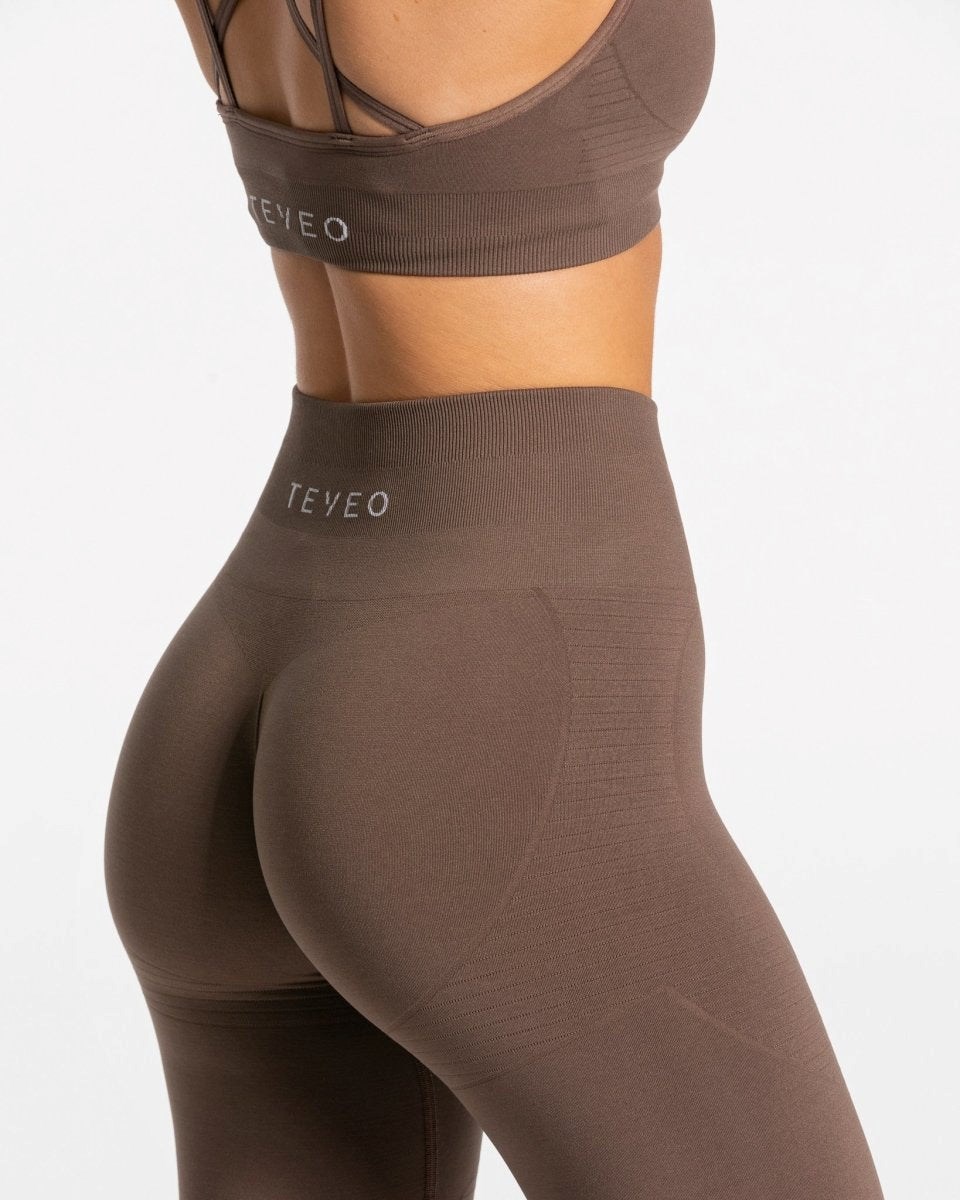 TEVEO True Leggings Braun | 198472KOR