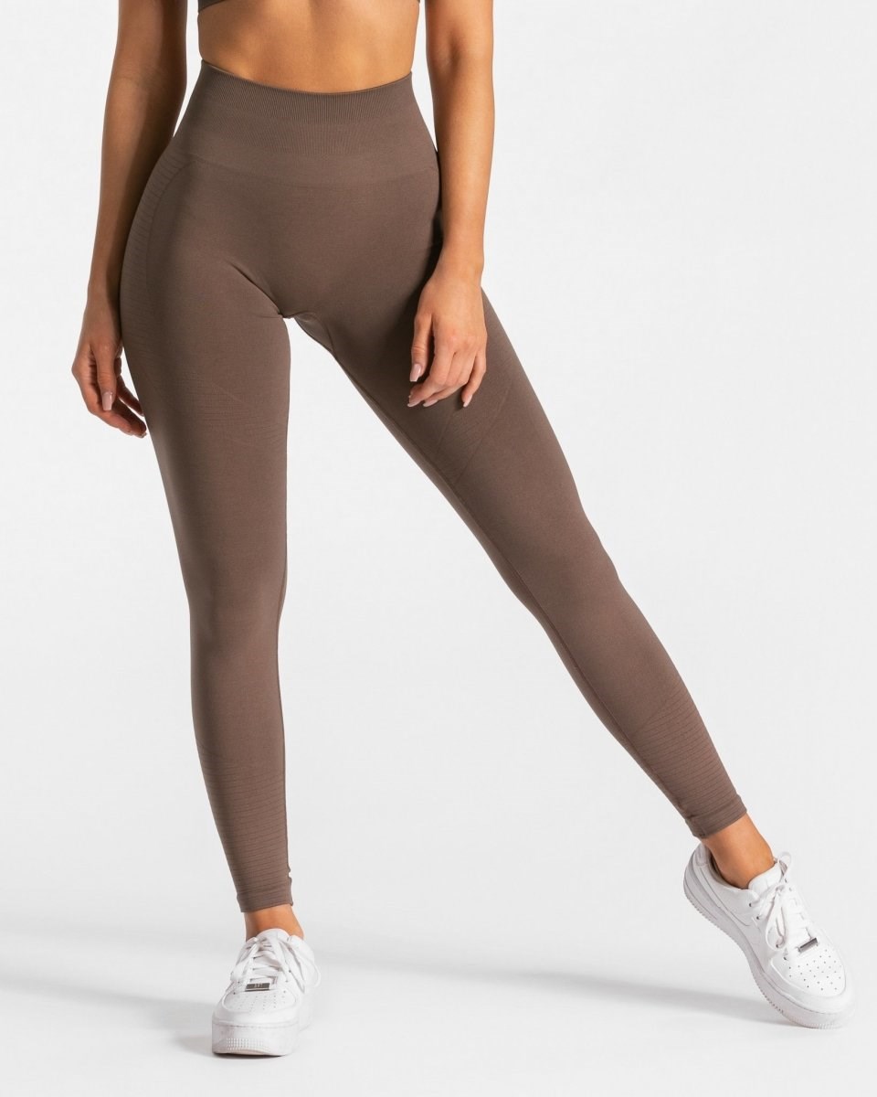 TEVEO True Leggings Braun | 198472KOR