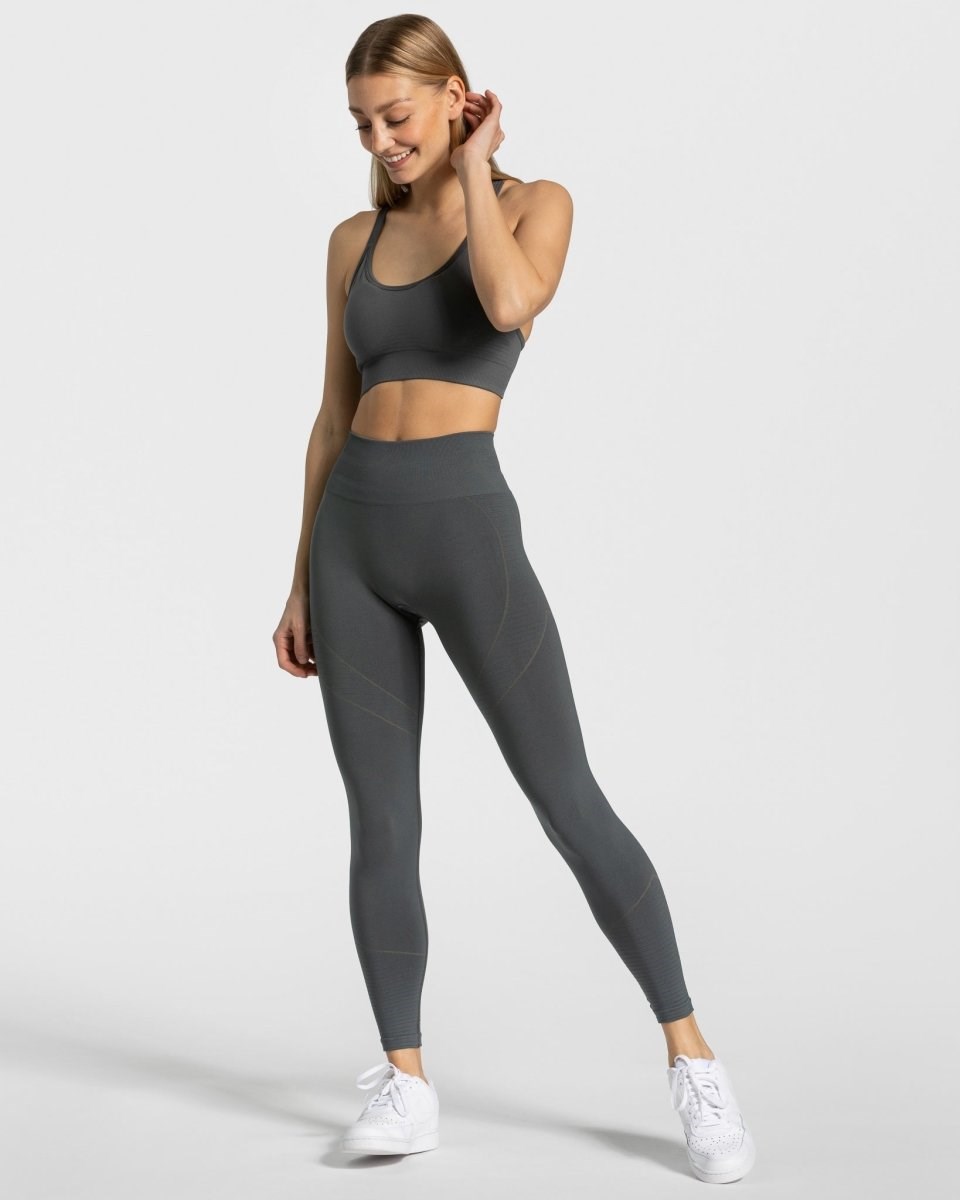 TEVEO True Leggings Dunkelgrau | 243180ZDF