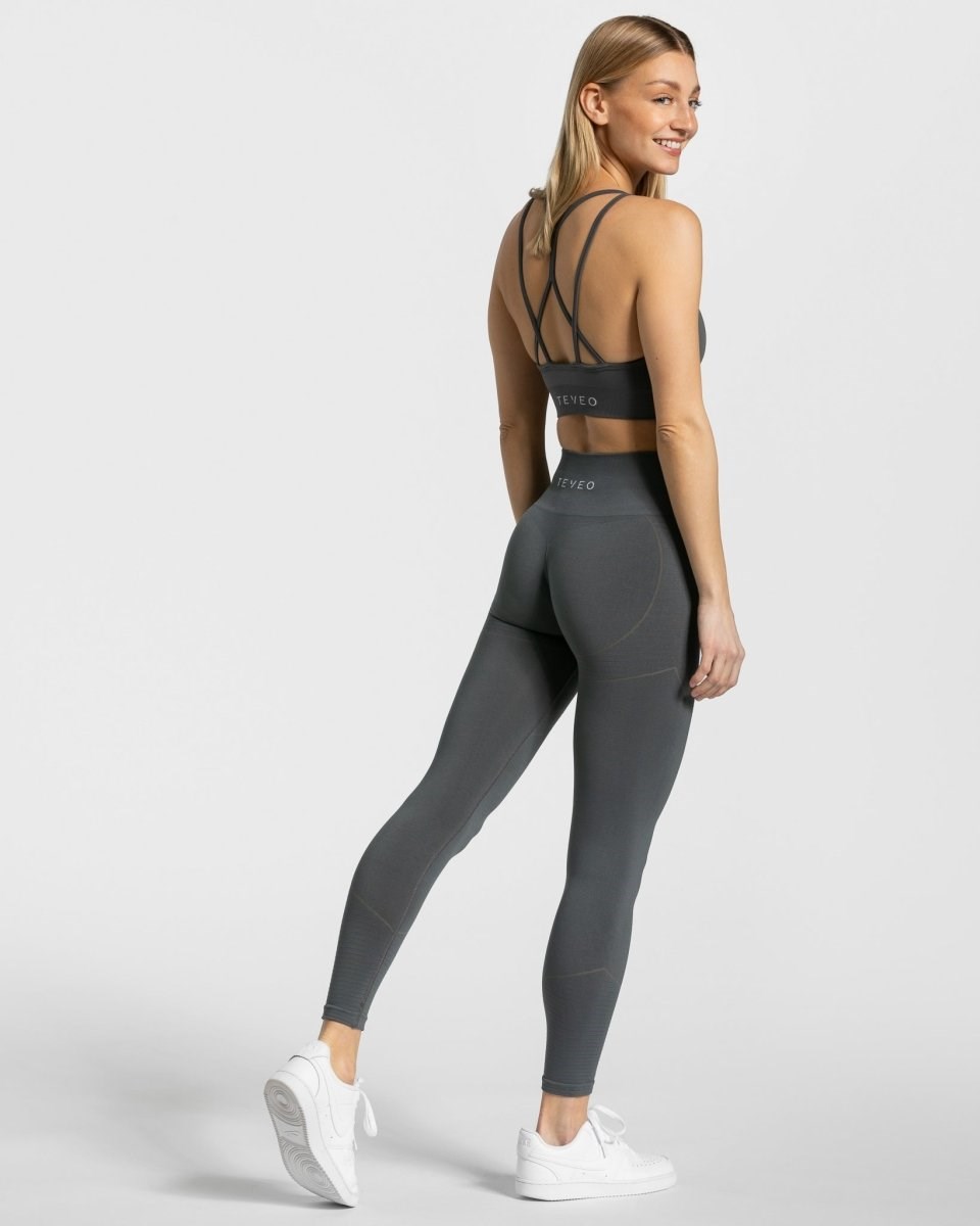 TEVEO True Leggings Dunkelgrau | 243180ZDF