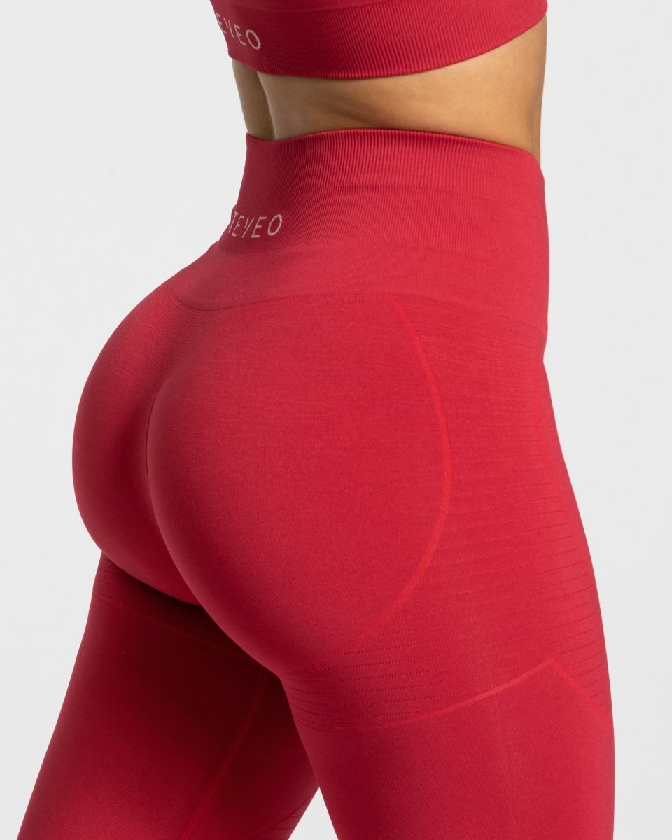 TEVEO True Leggings Rot | 621530JLN