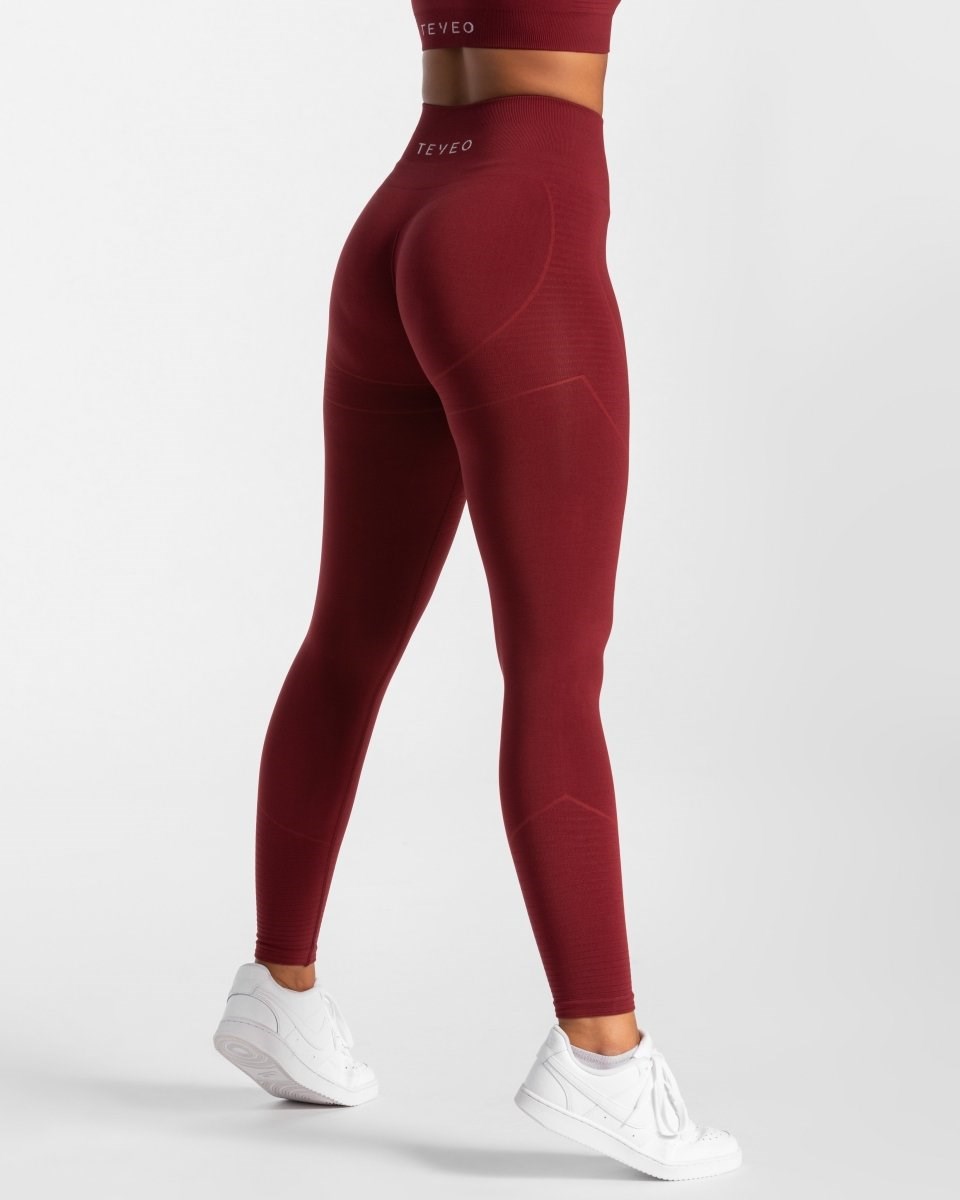 TEVEO True Leggings Rot | 705986VYT