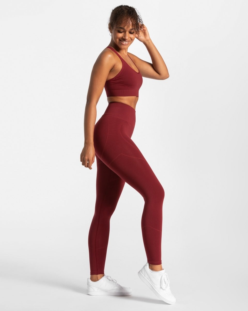 TEVEO True Leggings Rot | 705986VYT