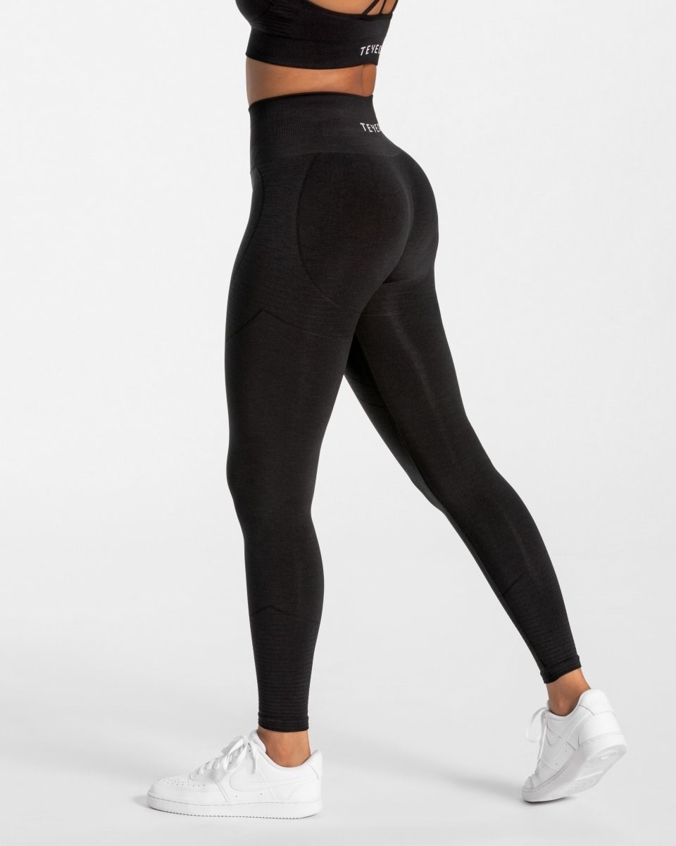TEVEO True Leggings Schwarz | 254703OMS