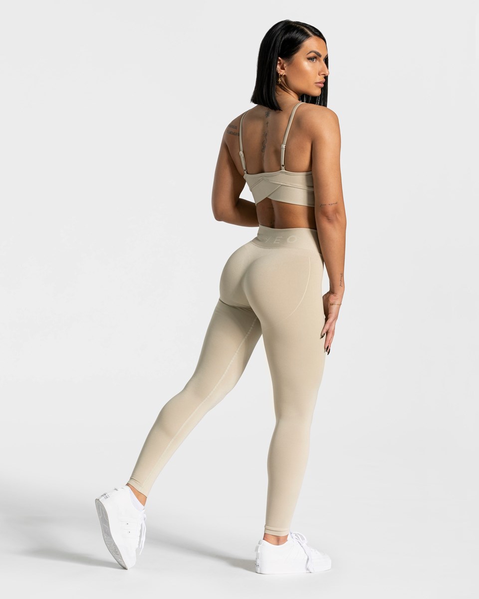 TEVEO V-Shape Leggings Sand | 387502QAM