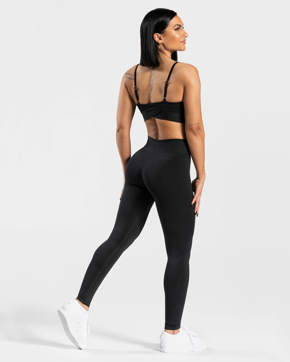 TEVEO V-Shape Leggings Schwarz | 610893FQR