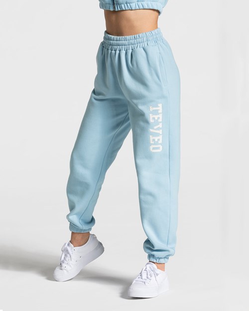 TEVEO College Oversized Jogger Blau | 804561DTM
