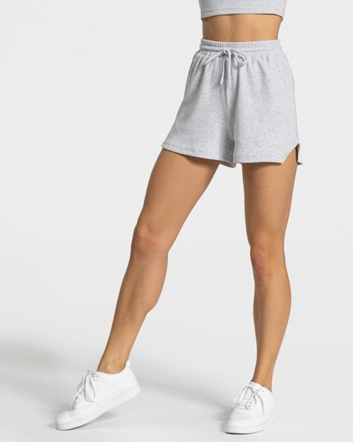 TEVEO Lounge Shorts Hellgrau | 596372WDS