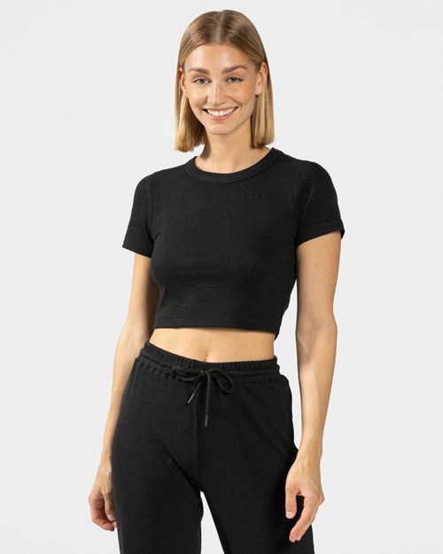 TEVEO Lounge T-Shirt Schwarz | 914087GTQ