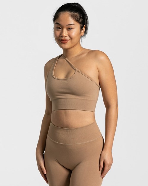 TEVEO Sassy One Shoulder Bh Beige | 748136HQG