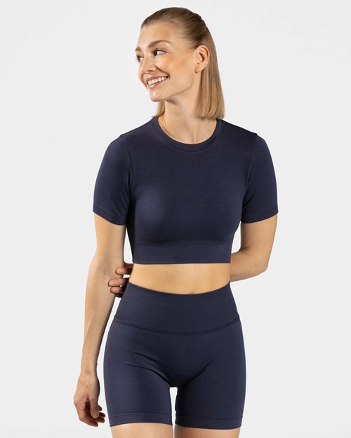 TEVEO Sensation Crop Top Dunkelblau | 506372IKG
