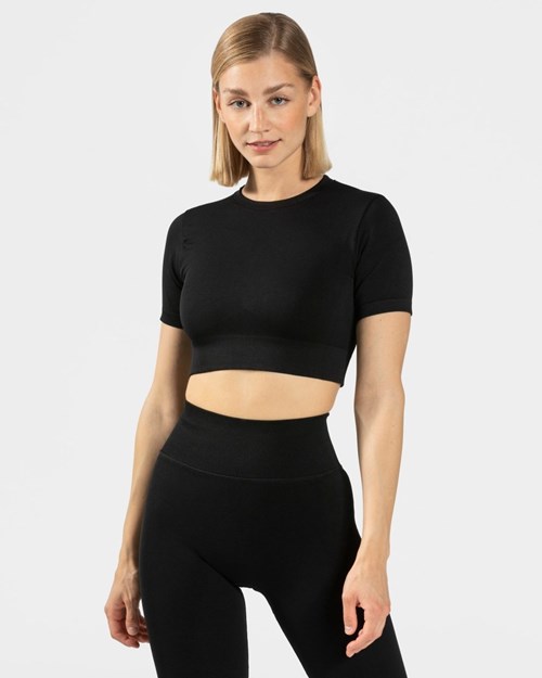 TEVEO Sensation Crop Top Schwarz | 150362LAV