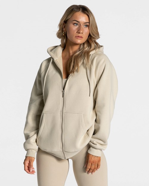 TEVEO Statement Oversized Jackets Sand | 413257NXH