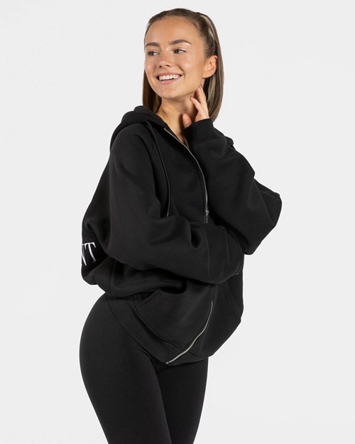 TEVEO Statement Oversized Jackets Schwarz | 348179HAM