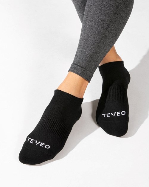 TEVEO TEVEO Active Socken (2er) Schwarz | 501328HKS