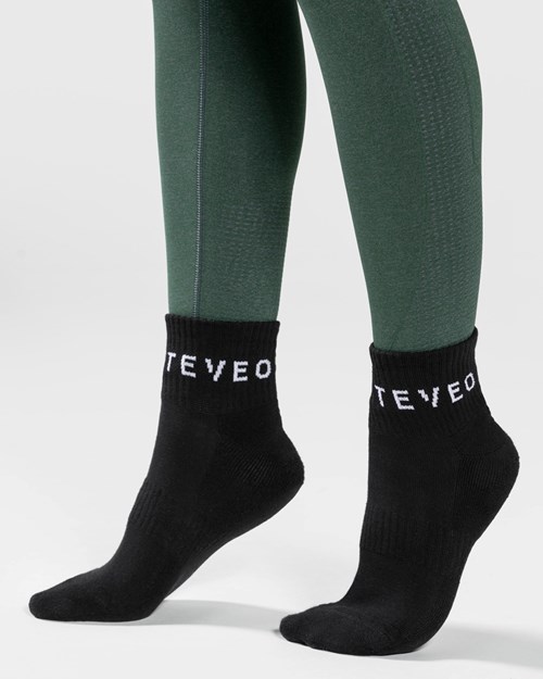 TEVEO TEVEO Ankle Socken (2er) Schwarz | 390482FEA